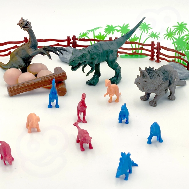 Woopie dinosaurier figuren set 40-teilig