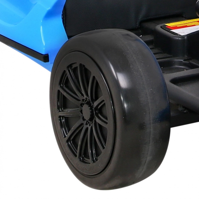 Speed 7 Drift King batteriebetriebene Gokart für Kinder Blau + Driftfunktion + Sportsitz + 2 Geschwindigkeiten + EVA