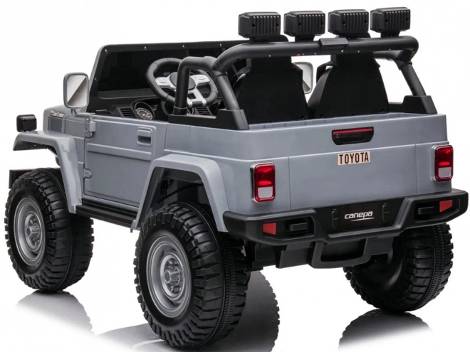 Elektrisches Kinderauto Toyota Land Cruiser – Grau