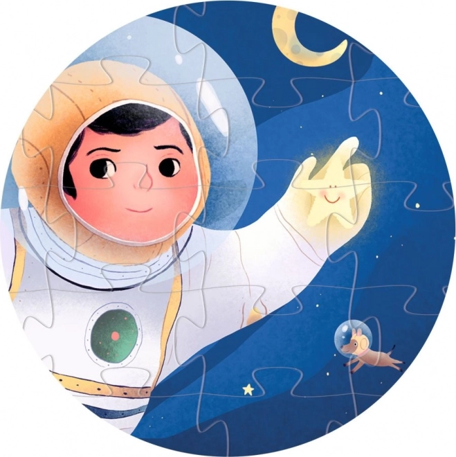Puzzle Astronaut auf dem Mond 36 Teile