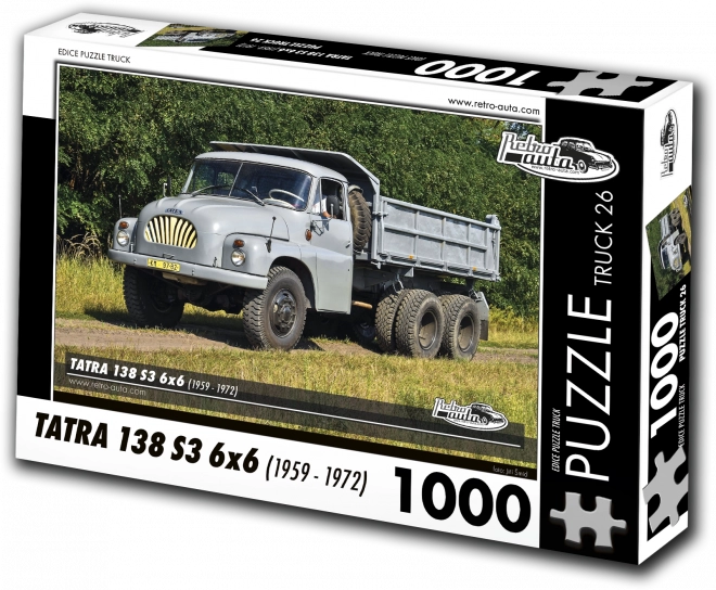 Retro-Autos Puzzle Tatra 138 S3 6x6