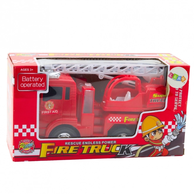 Feuerwehrwagen mit beweglicher Leiter, Licht und Sound