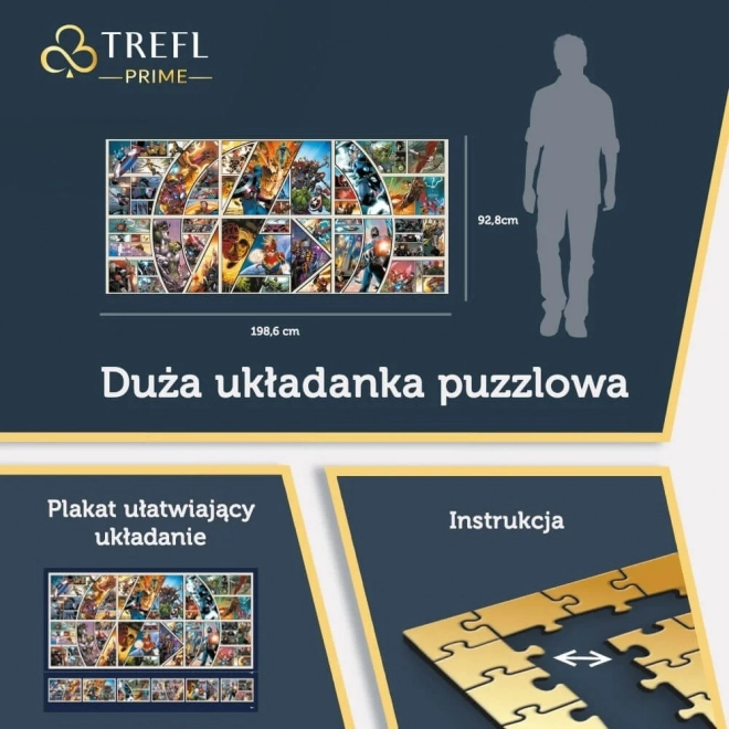 Puzzle MARVEL Avengers: Durch das Comic-Universum 9000-teilig