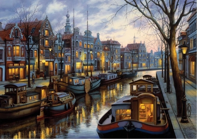 Puzzle ART PUZZLE Kanallichter 1500 Teile