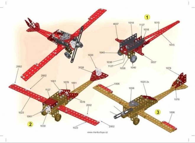 Baukasten Merkur Roter Baron