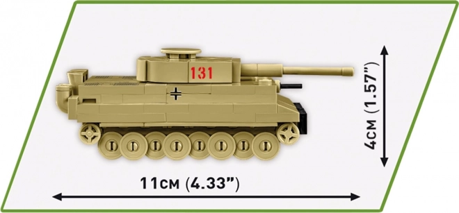 Konstruktionsbausteine Tiger I 131 Mini Modell