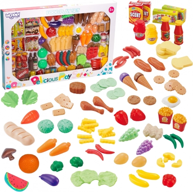 Woopie Kinderküchenset Obst und Gemüse 120 Stk.