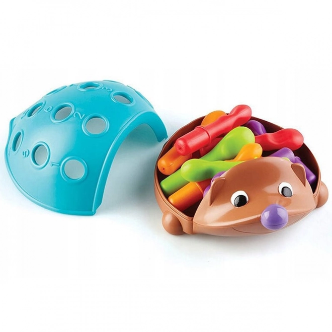 Woopie Geschicklichkeitsspiel Igel Sortierer Montessori Lernen von Zahlen und Farben 4 in 1
