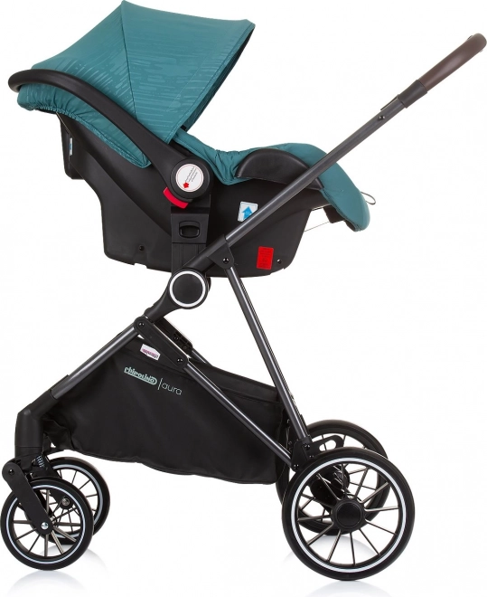 Chipolino Autokindersitz Aura i-Size Macadamia – Blaugrün