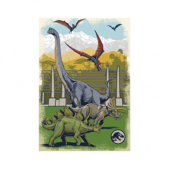 Dino Puzzle JURASSIC WORLD 48 Teile