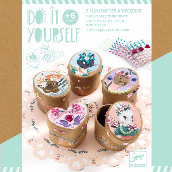 DIY Mini-Schmuckschachteln zum Verzieren