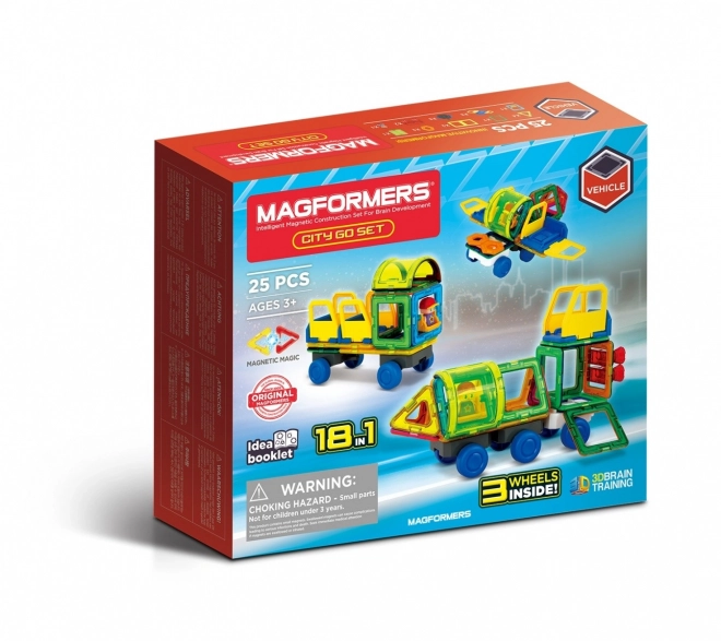 Magnetische Bausteine City Go Set 25 Teile