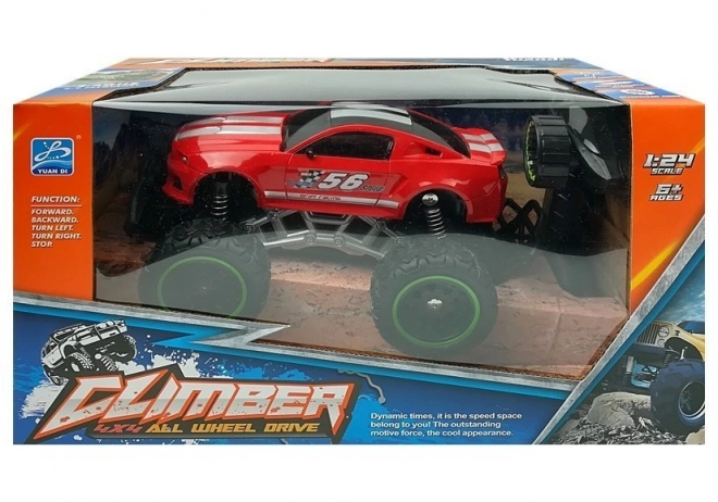 Ferngesteuertes R/C 6,5 km/h mit hohen Rädern – Rot