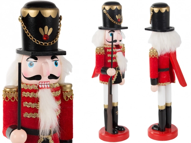 Dekorativer Holz Nussknacker Soldat Weihnachtsfigur