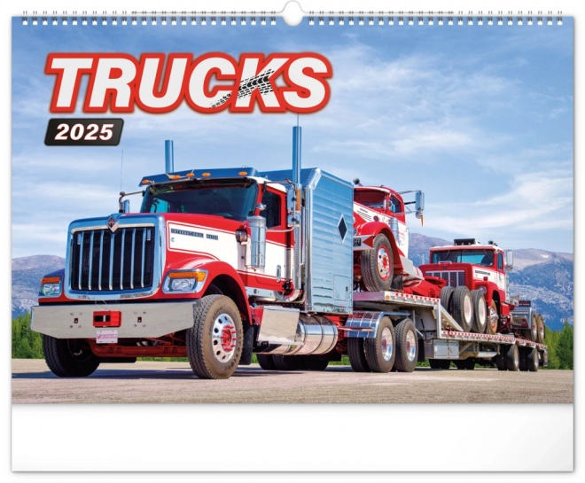 Wandkalender Trucks 2025