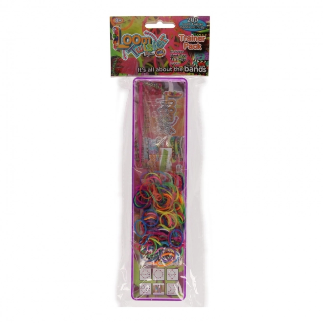 Loom Set mit 200 bunten Gummibändern
