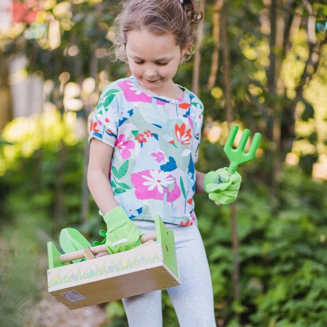 Bigjigs Toys Gartenset in Tragetasche