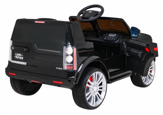 Land Rover Discovery Elektrisches Kinderauto Schwarz + Fernbedienung + EVA Räder + Langsamer Start + Radio MP3