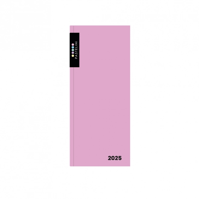 Wöchentlicher Planer 2025 in rosa Farbe Pastelini