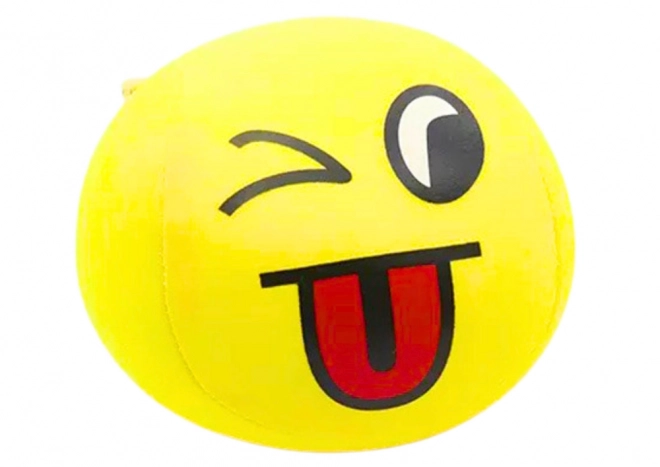 Gelber Emoji-Ball 9cm