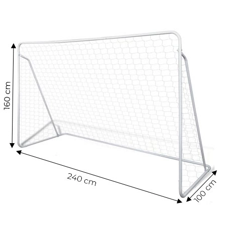Fußballtor mit Netz 240x160cm ECOTOYS