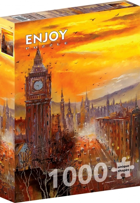 Puzzle Abendliches London 1000 Teile