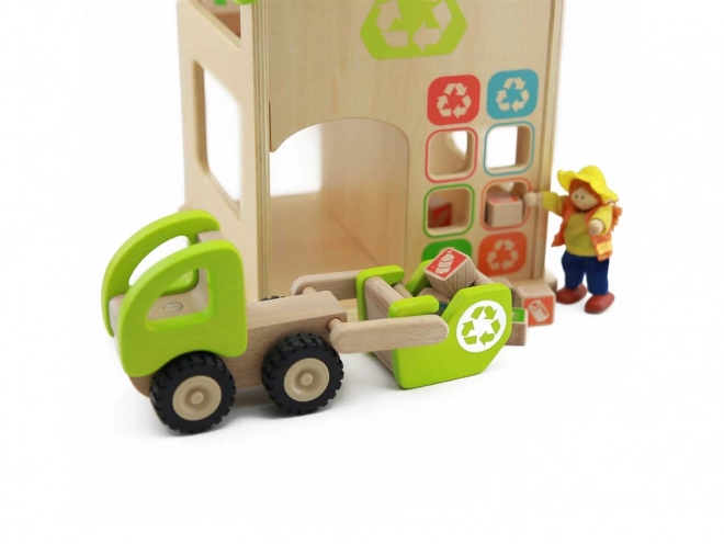 Masterkidz Holzspielset Recyclingstation