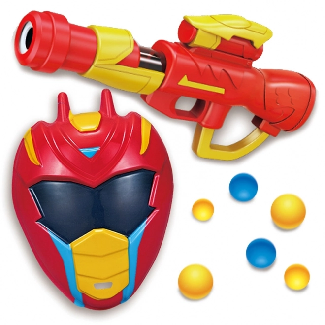 Pistole und Maske Set für Kinder - Woopie