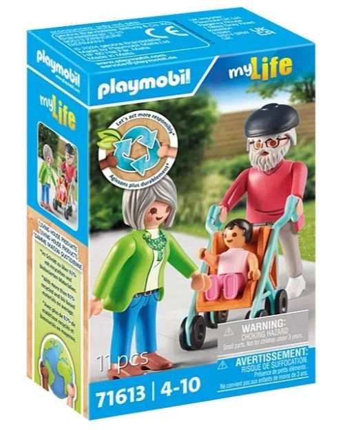 Playmobil Dackel-Set Großeltern mit Enkel