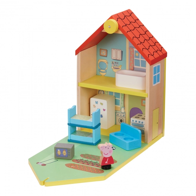 Holzhaus Familie Peppa Pig