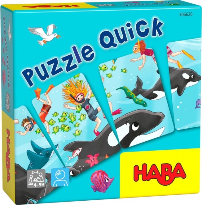 HABA Mini Spiel für Kinder Schnelles Puzzle