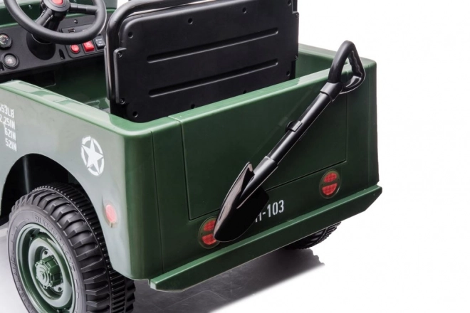 Elektroauto für Kinder 4x4 Armeegrün