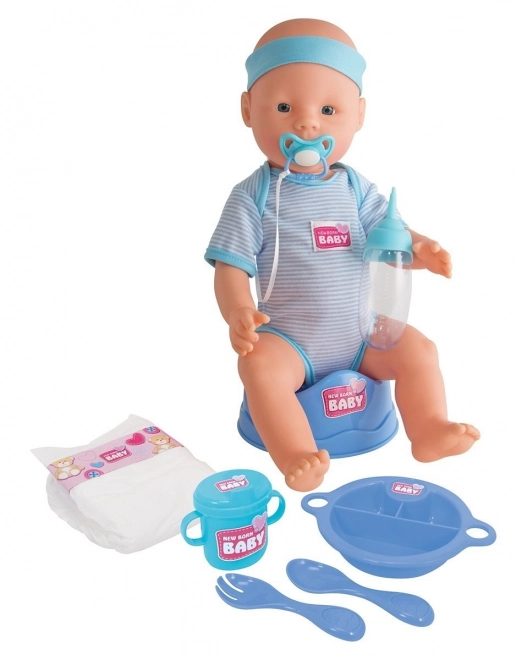 New Born Baby Trink- und Nässbabypuppe 43 cm