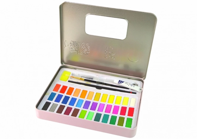 Künstler-Set mit 36 Aquarellfarben