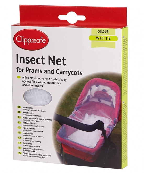 Anti-Insekten-Netz für Kinderwagen Weiß