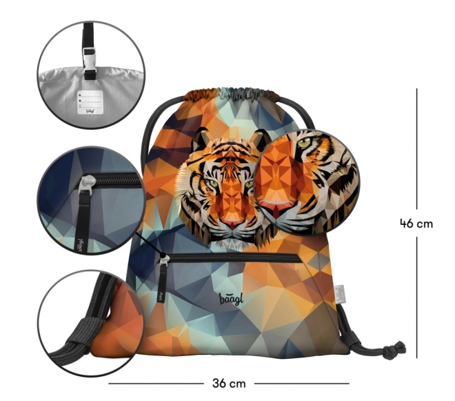 Baagl Tasche mit Tasche Tiger