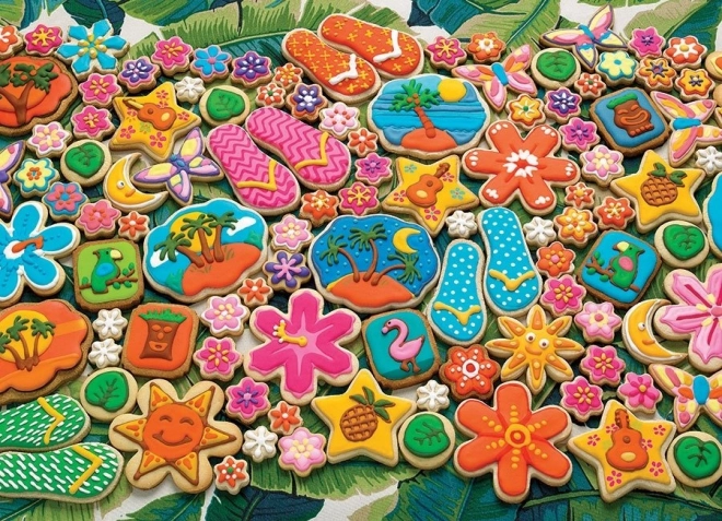 Puzzle COBBLE HILL Tropische Kekse 1000 Teile
