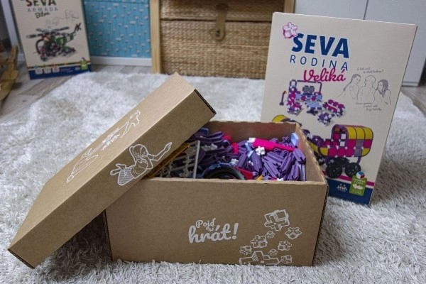 Bausteinset Seva Familie Groß 915 Stück