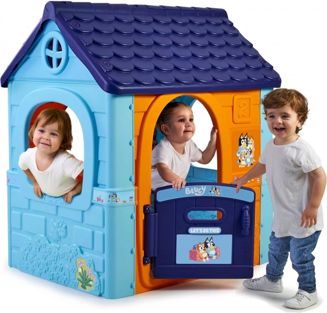 Kinder Gartenhaus Bluey mit Briefkasten