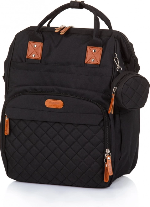 Chipolino Wickeltasche Rucksack Obsidian