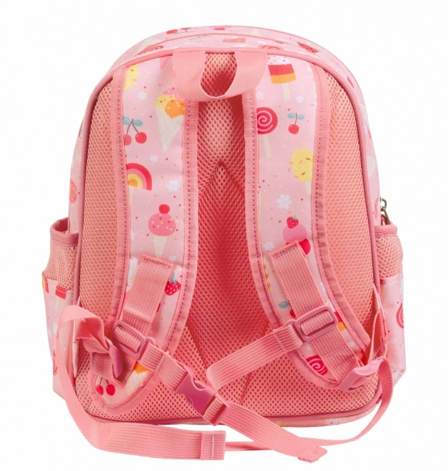 Kinderrucksack mit Eiscreme-Motiv