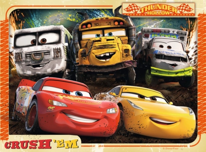 Puzzle Set Autos 4er-Set