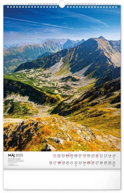 Notique Wandkalender Tatry 2025