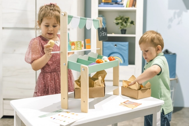 Holzladen Spieleshaus Kinder Marktstand