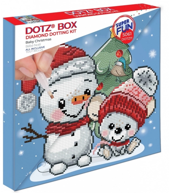 Diamond Dotz Set Weihnachten Kind