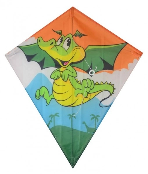 Bunter Drachen Nylon 60x70cm