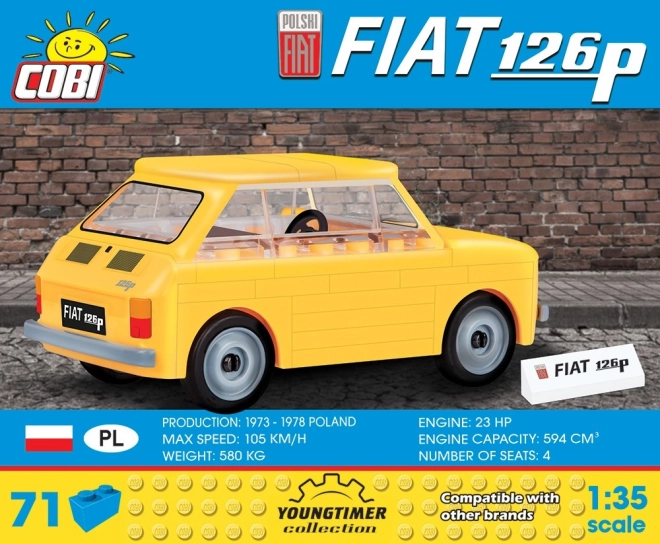 Fiat 126P Bausatz 71 Elemente