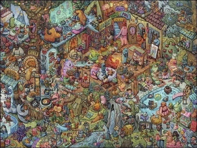 HEYE Puzzle Spaß mit Freunden 1500 Teile