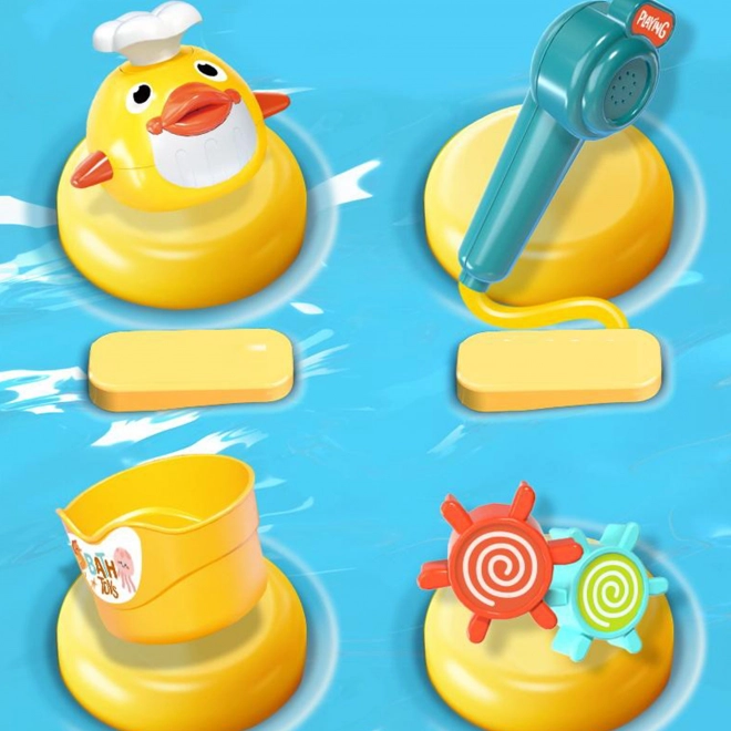 Woopie Wasserspielzeug Badewannen-Karussell mit Gießbechern