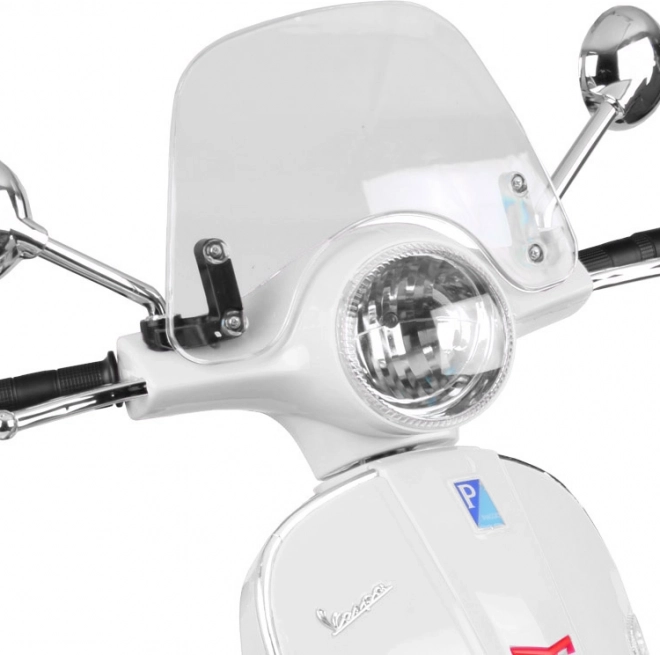 Elektrischer Vespa GTS Super Roller für Kinder – Weiß